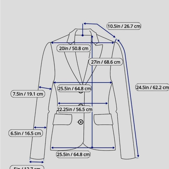 Vintage Women’s Floral Embroidered Blazer XL White Blue 2 Mid-Length Unbranded - Picture 10 of 10